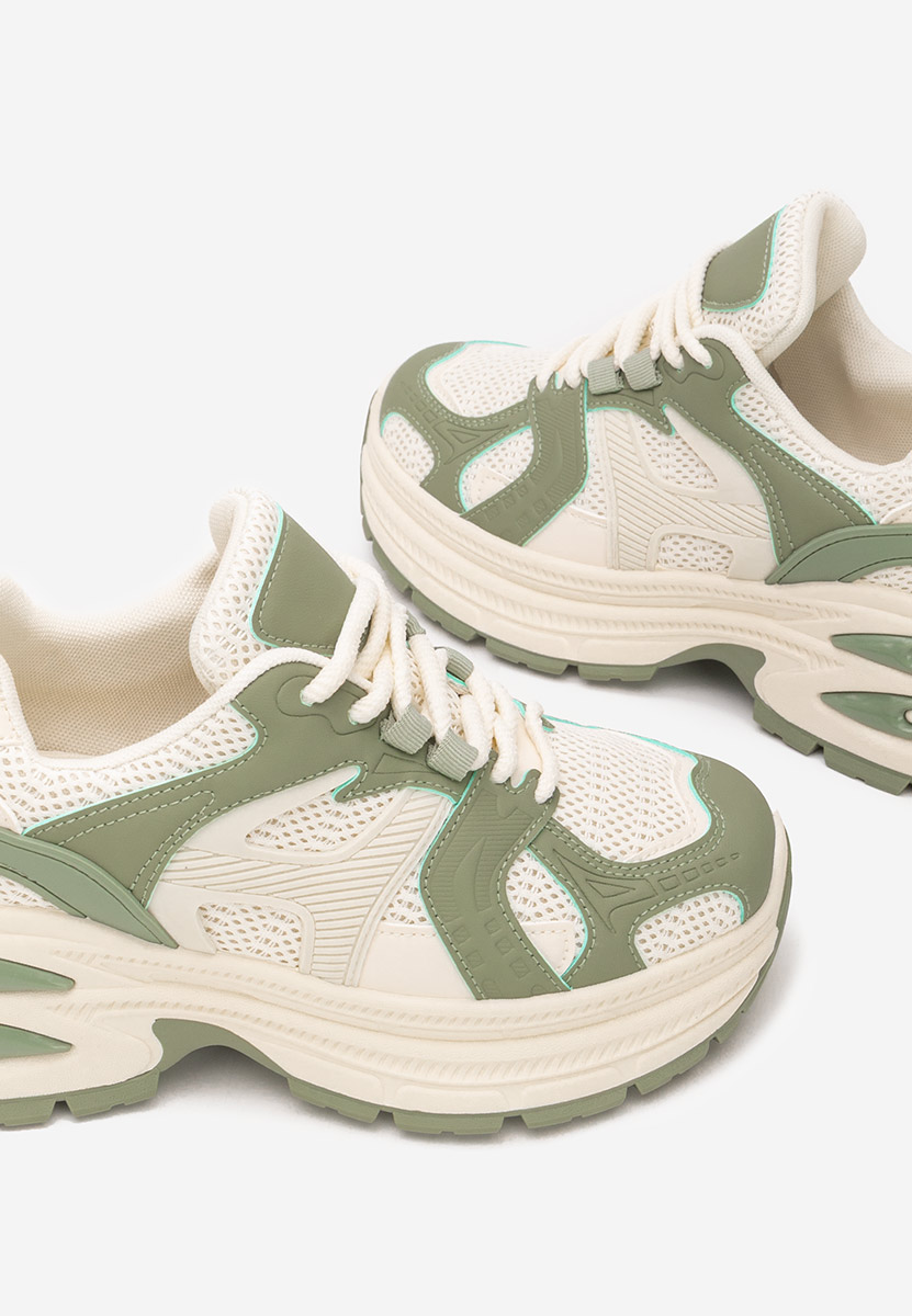 Sneakers cu platforma Alfredia verzi