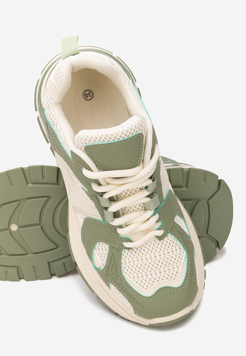 Sneakers cu platforma Alfredia verzi