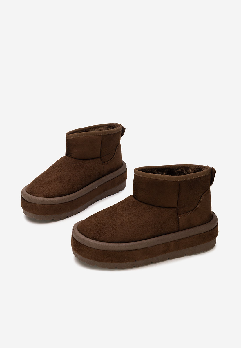 Cizme cu platformă Libby maro