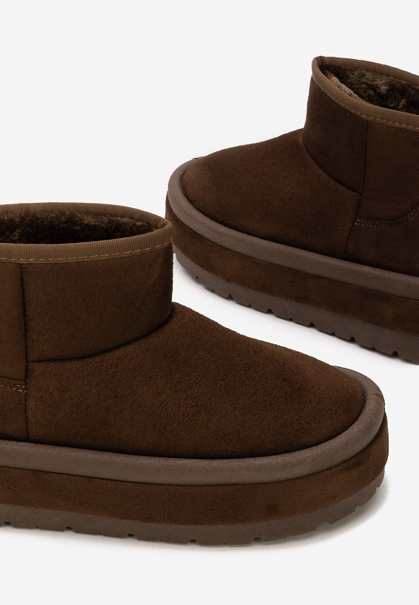 Cizme cu platformă Libby maro