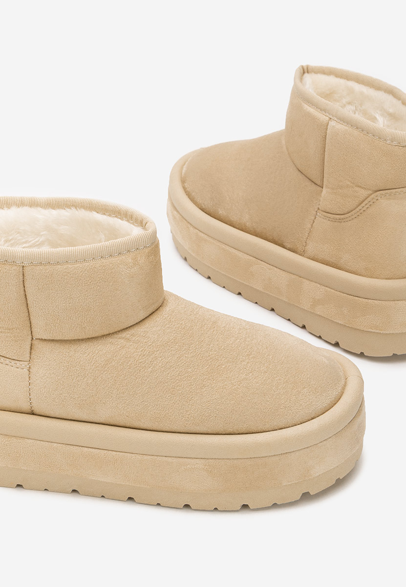 Cizme cu platformă Libby bej