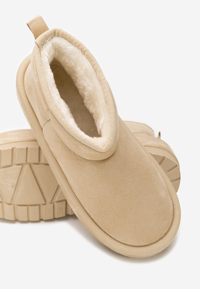 Cizme cu platformă Libby bej