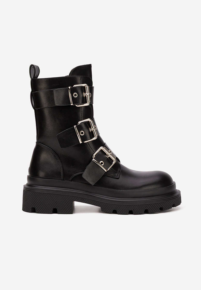 Cizme scurte dama Mioala negre