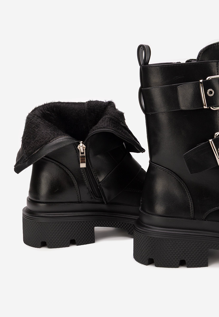 Cizme scurte dama Mioala negre