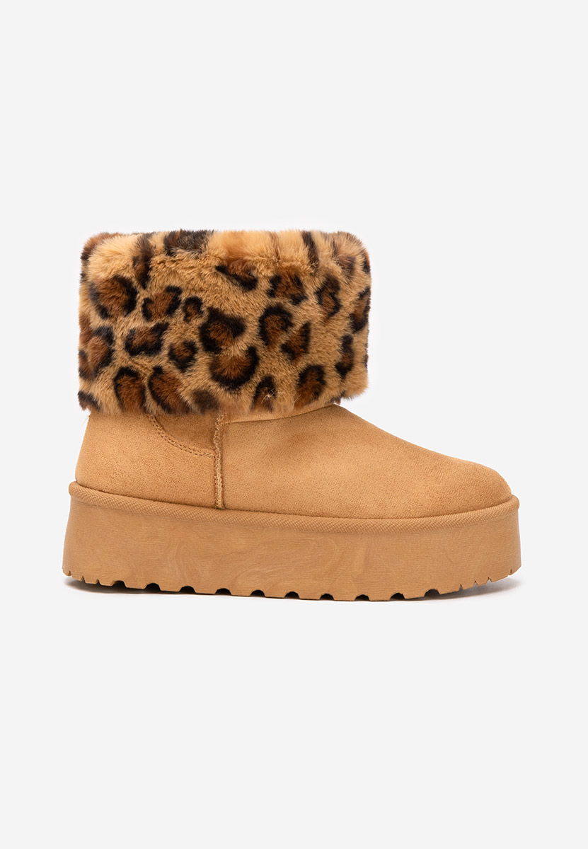 Cizme cu platformă Samyra camel