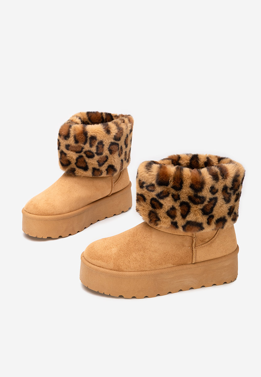 Cizme cu platformă Samyra camel