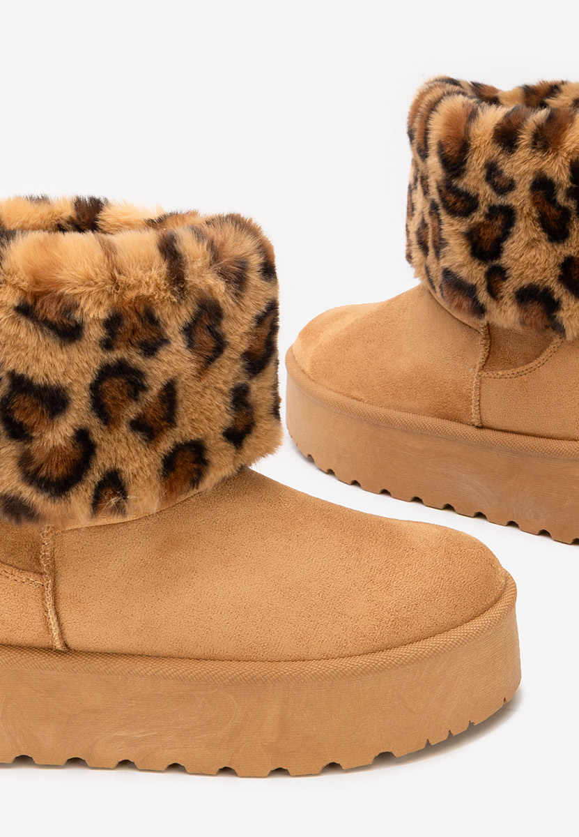 Cizme cu platformă Samyra camel