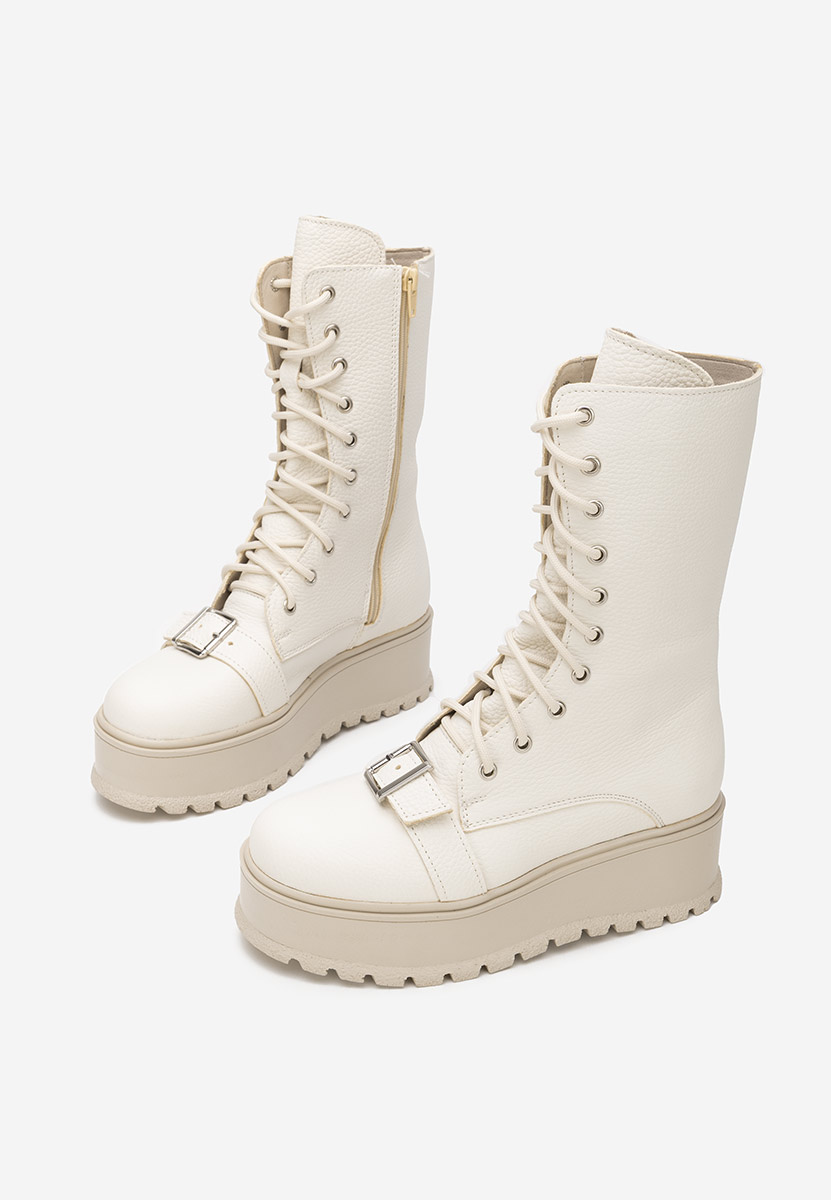 Ghete dama piele Sorelia V2 bej