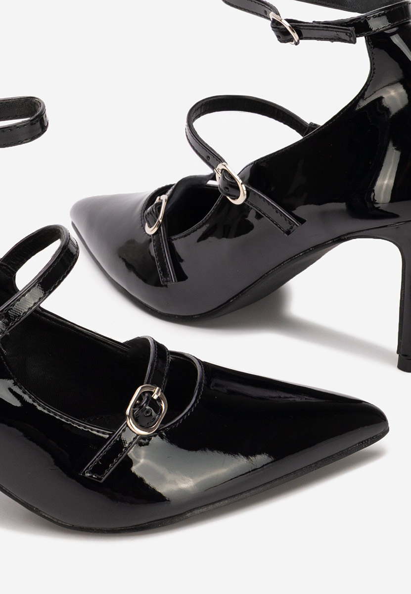 Pantofi cu toc stiletto Nonalisa negri