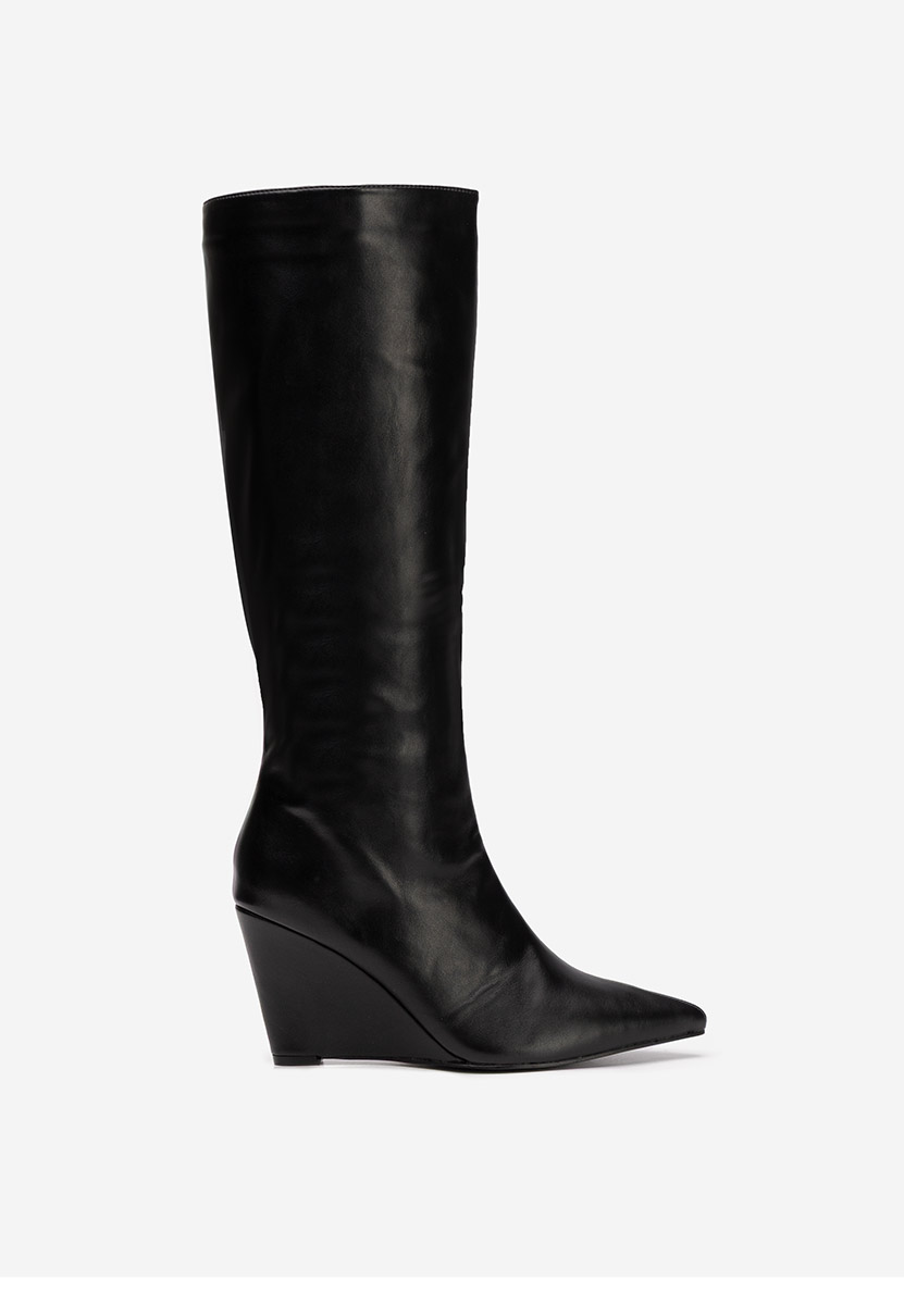 Cizme cu platforma Daryana negre