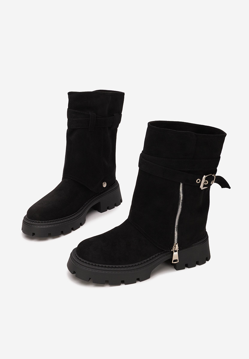 Cizme scurte dama Ginesia negre