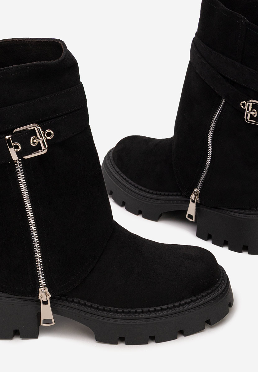 Cizme scurte dama Ginesia negre