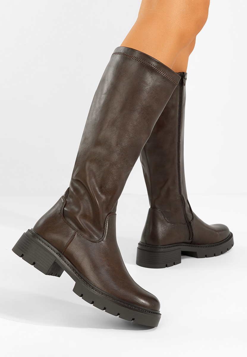 Cizme dama Nicoua V2 maro