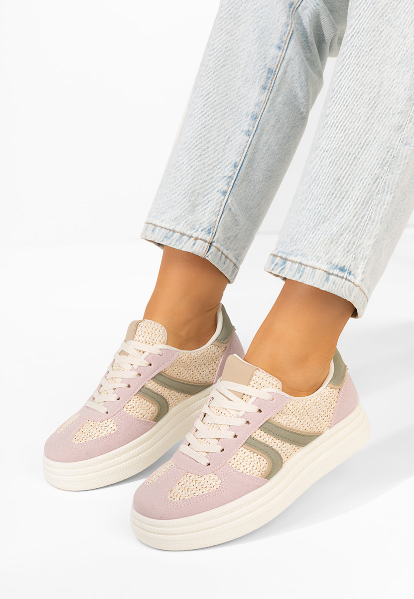 Sneakers cu platforma Dyvina multicolori
