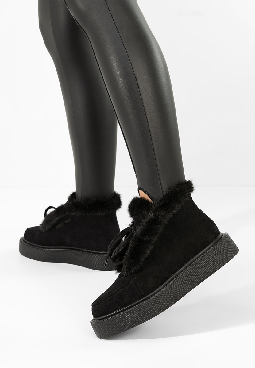 Ghete imblanite dama Hazey negre