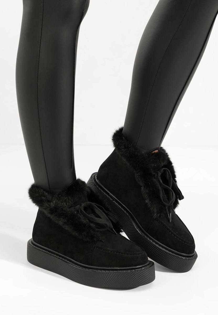 Ghete imblanite dama Hazey negre