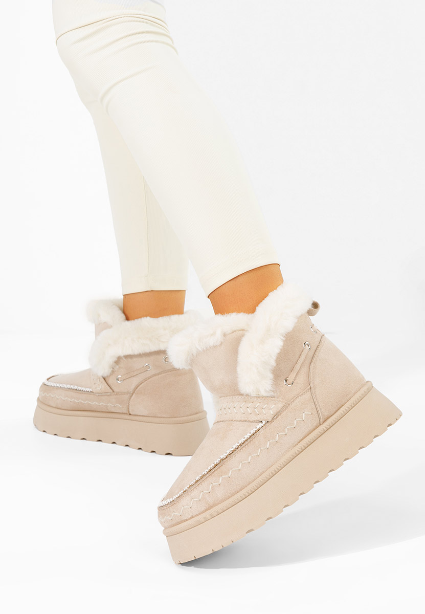 Ghete imblanite dama Tavoria V2 bej