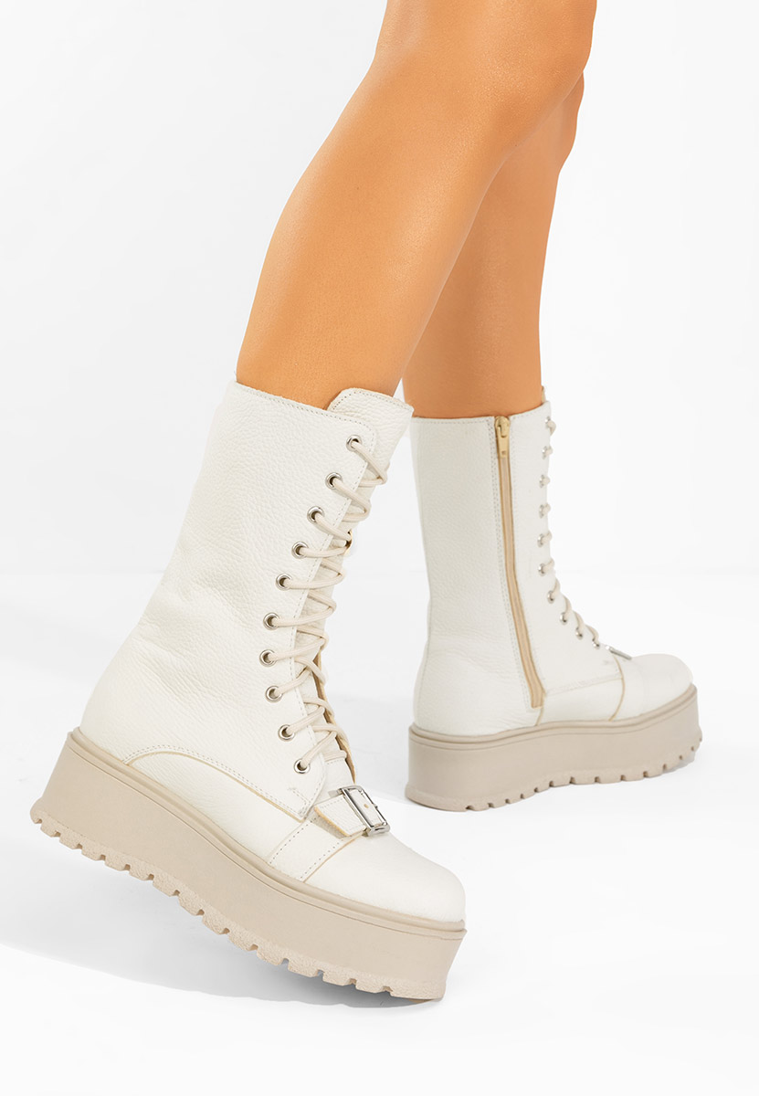 Ghete dama piele Sorelia V2 bej