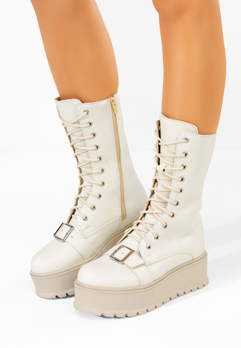 Ghete dama piele Sorelia V2 bej