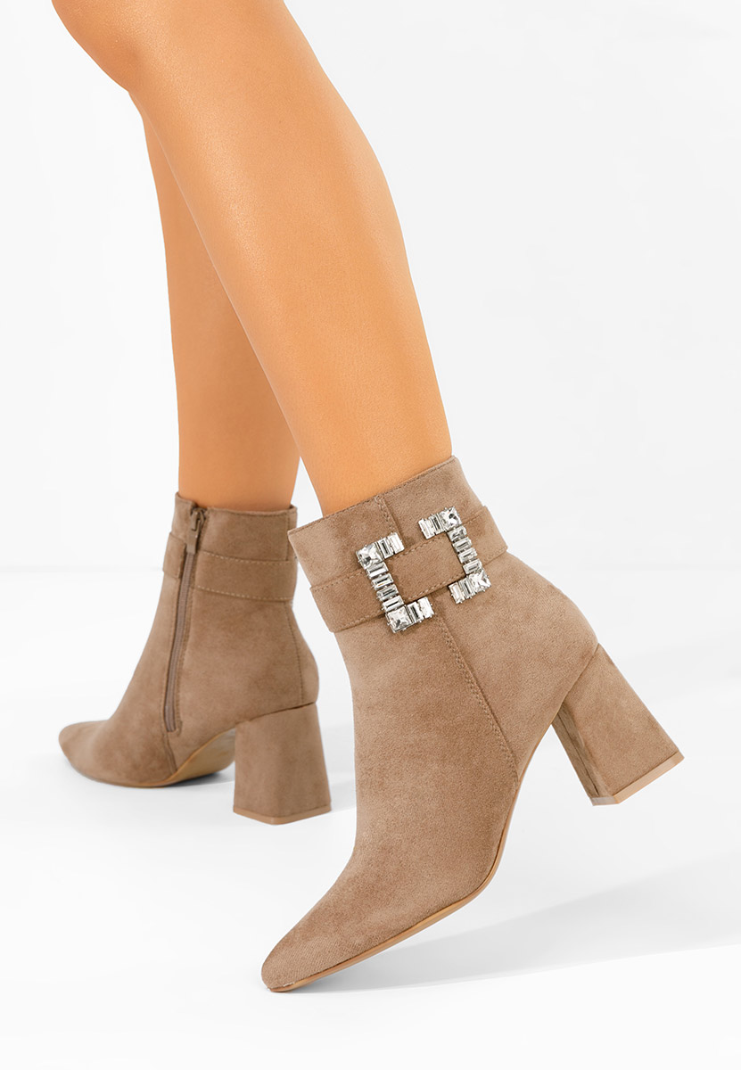 Botine elegante Lievine kaki