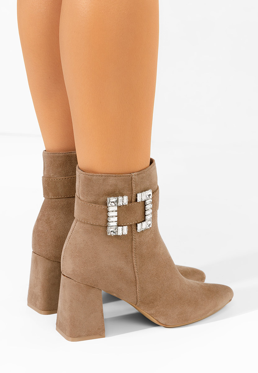 Botine elegante Lievine kaki