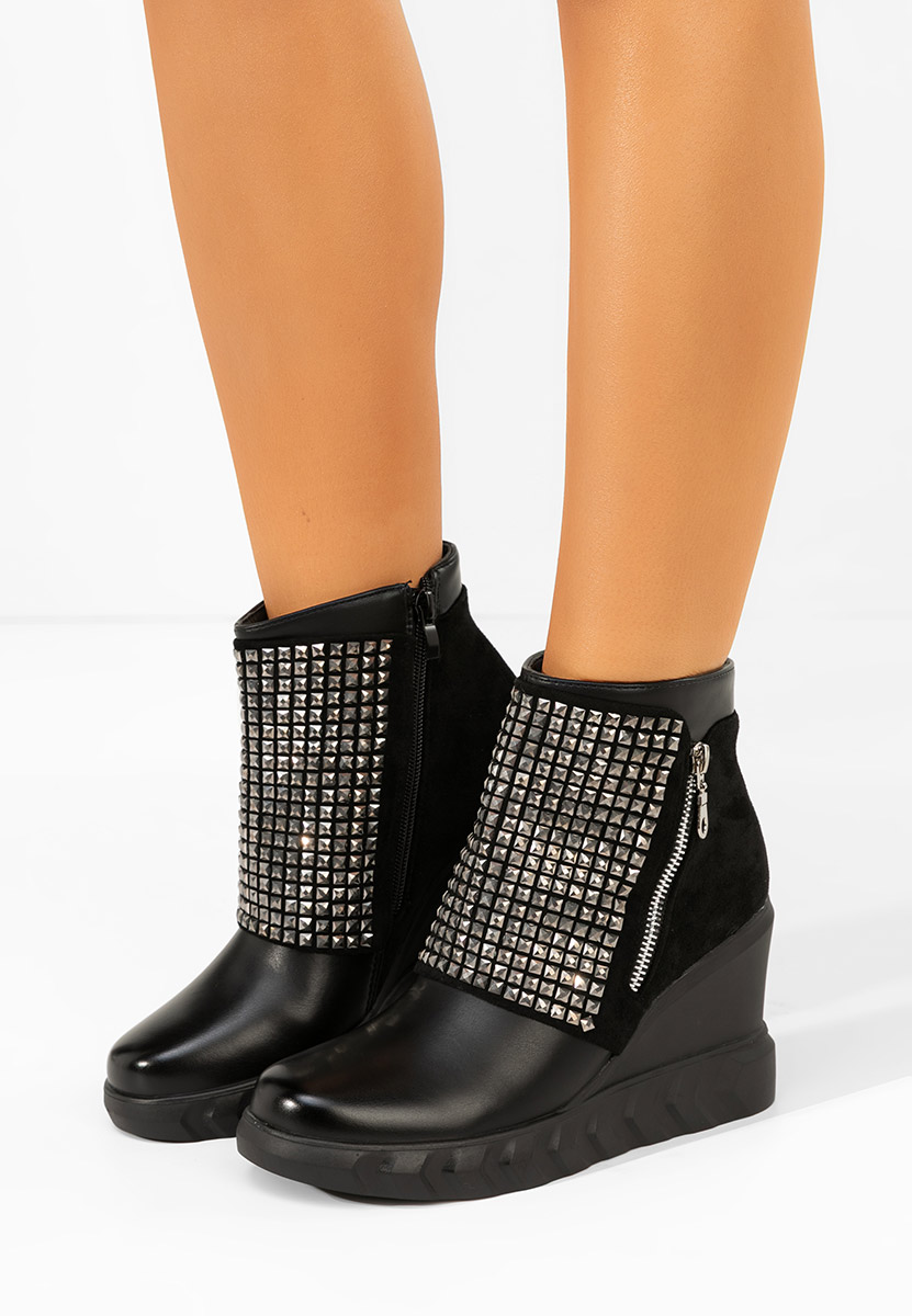 Ghete cu platforma Ismelora negre