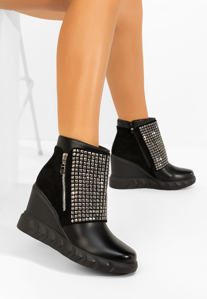 Ghete cu platforma Ismelora negre