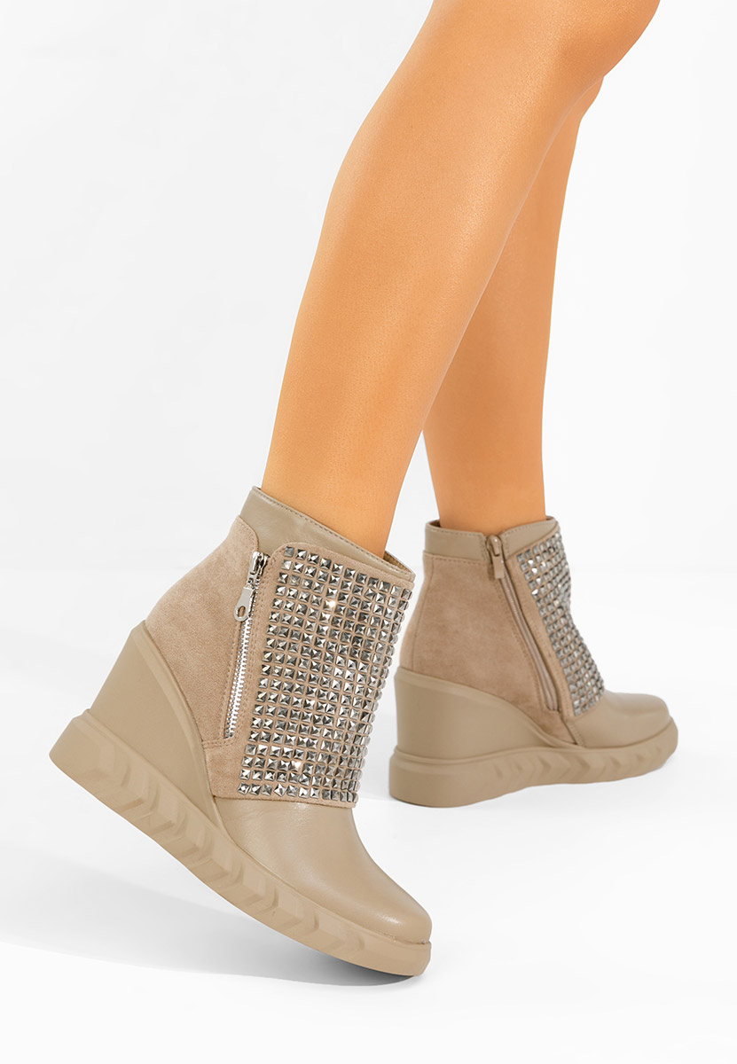 Ghete cu platforma Ismelora kaki