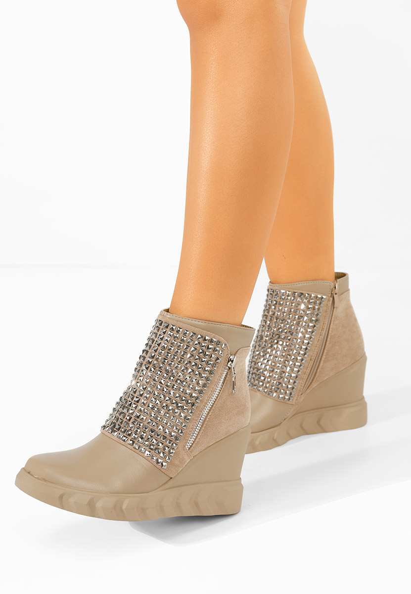 Ghete cu platforma Ismelora kaki