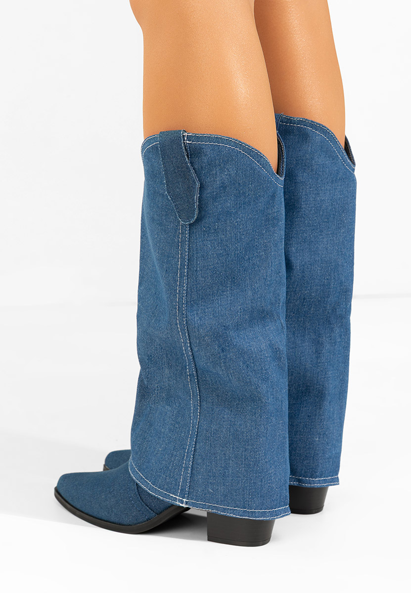 Cizme cowboy dama Josefima denim
