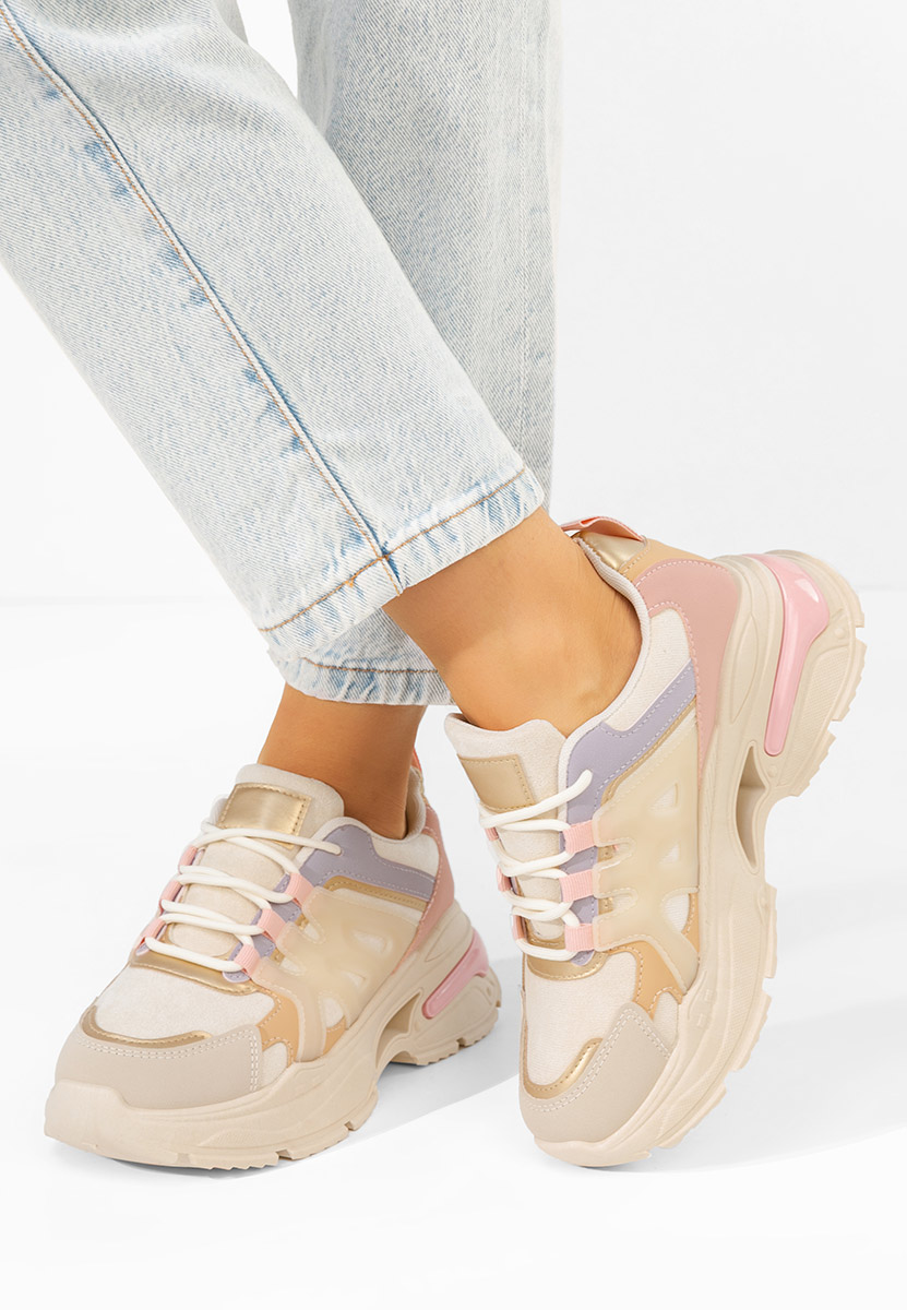 Sneakers cu platforma Alverisa multicolori