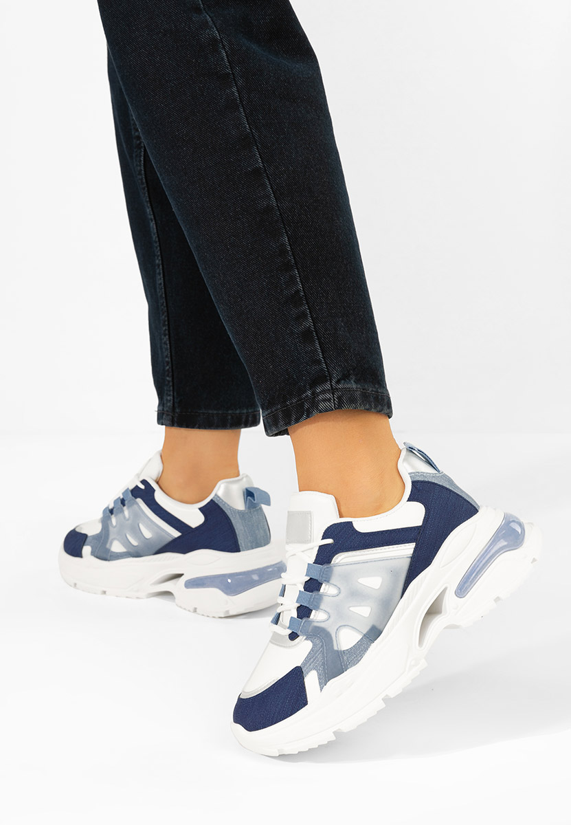 Sneakers cu platforma Alverisa albastri