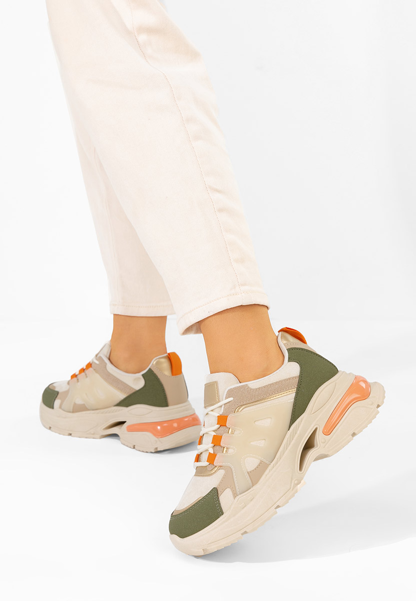 Sneakers cu platforma Alverisa verzi