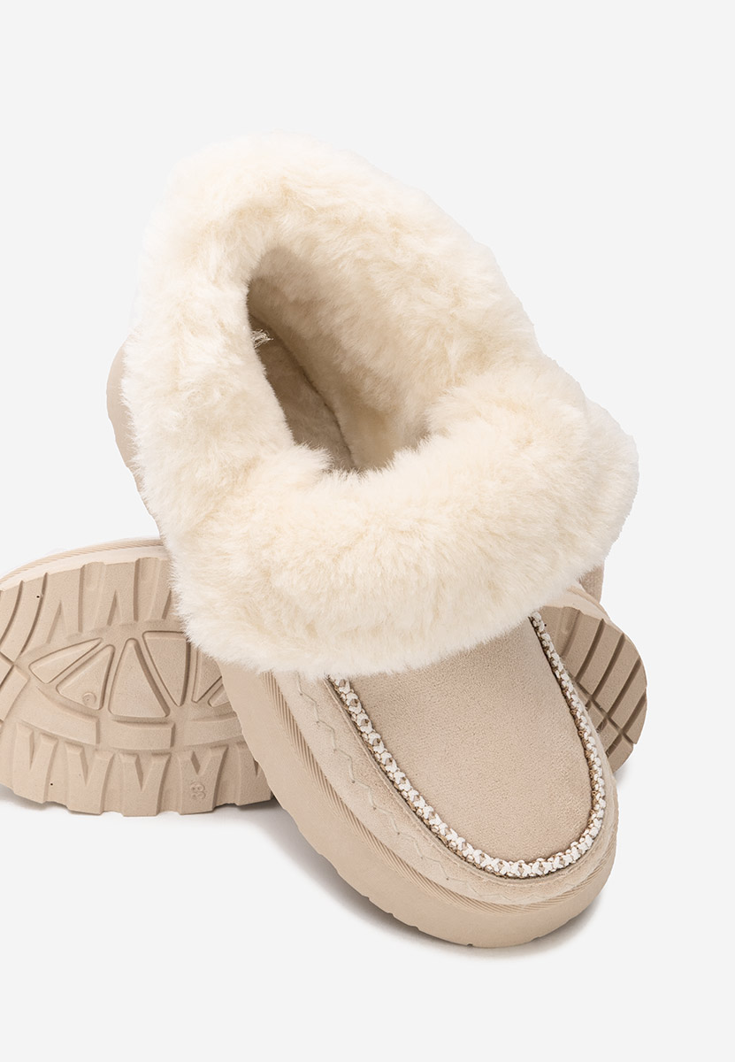 Ghete imblanite dama Tavoria V2 bej