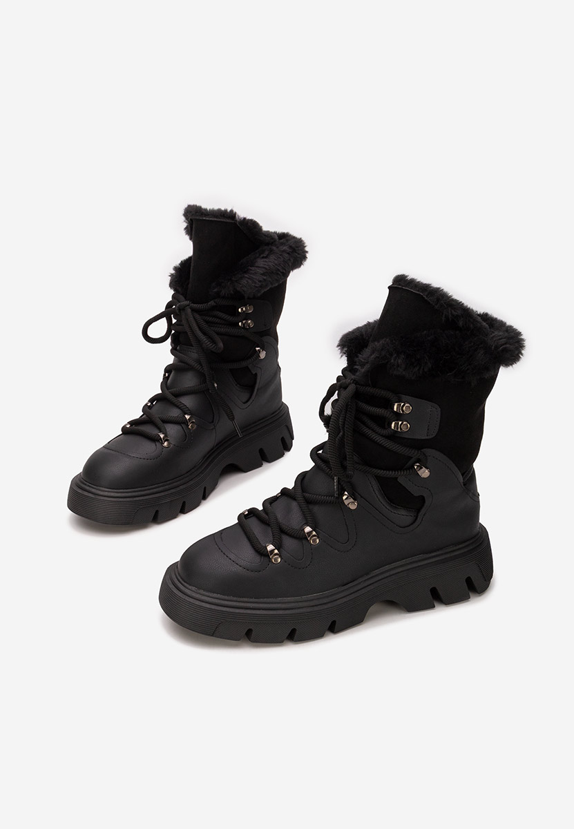 Ghete imblanite dama Celima negre