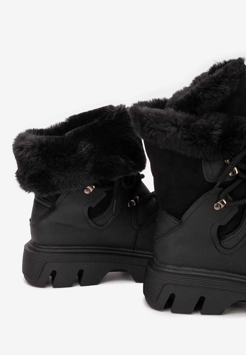 Ghete imblanite dama Celima negre