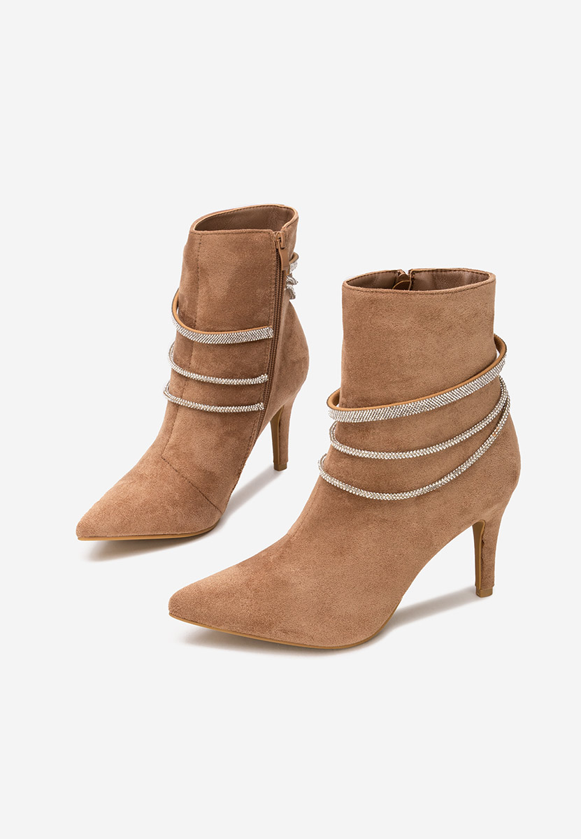 Botine elegante Lorreta camel