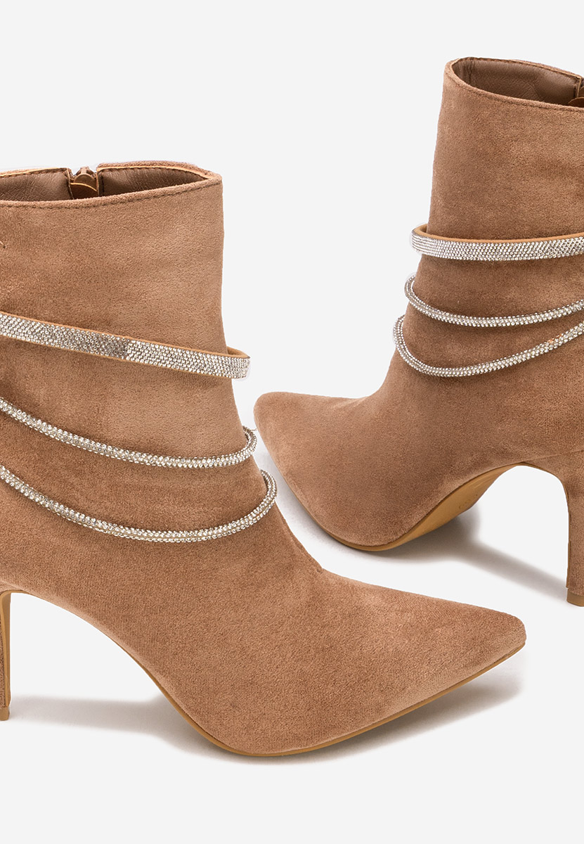 Botine elegante Lorreta camel