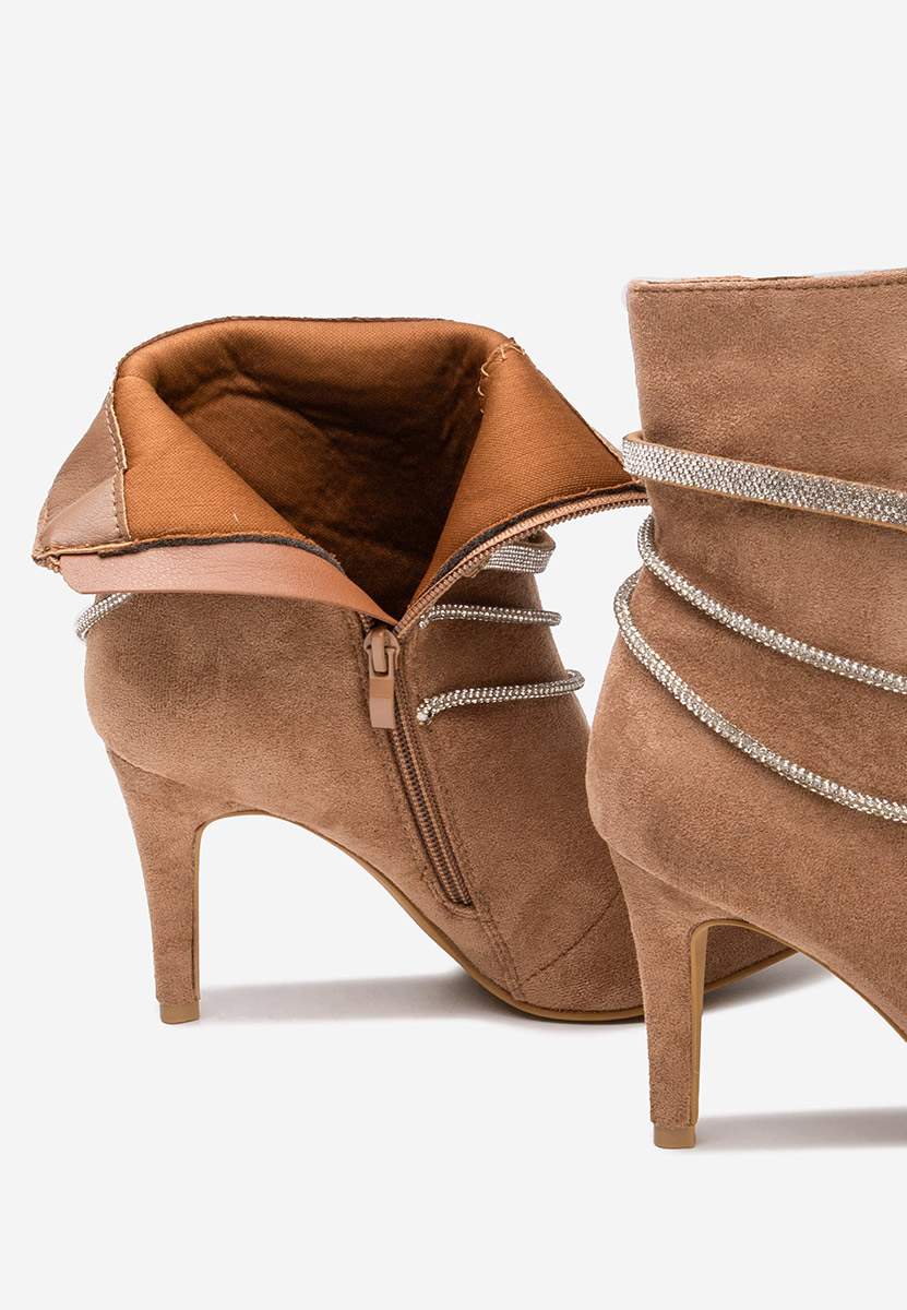 Botine elegante Lorreta camel