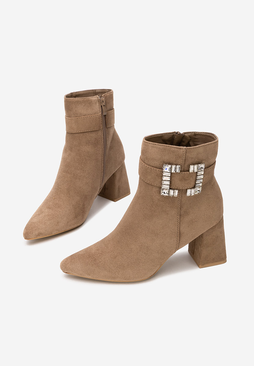 Botine elegante Lievine kaki