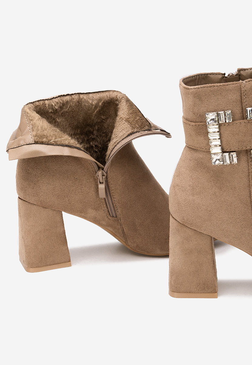 Botine elegante Lievine kaki