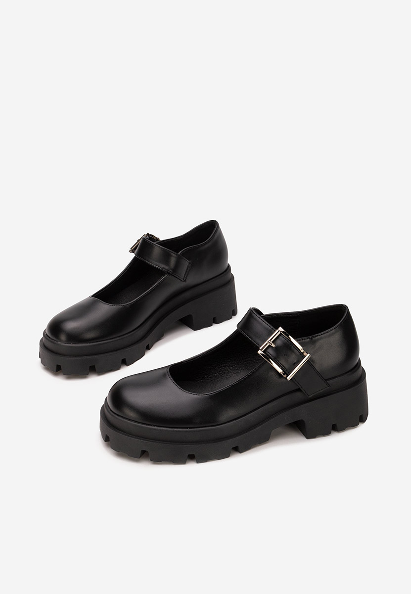 Pantofi cu platformă Masovia negri