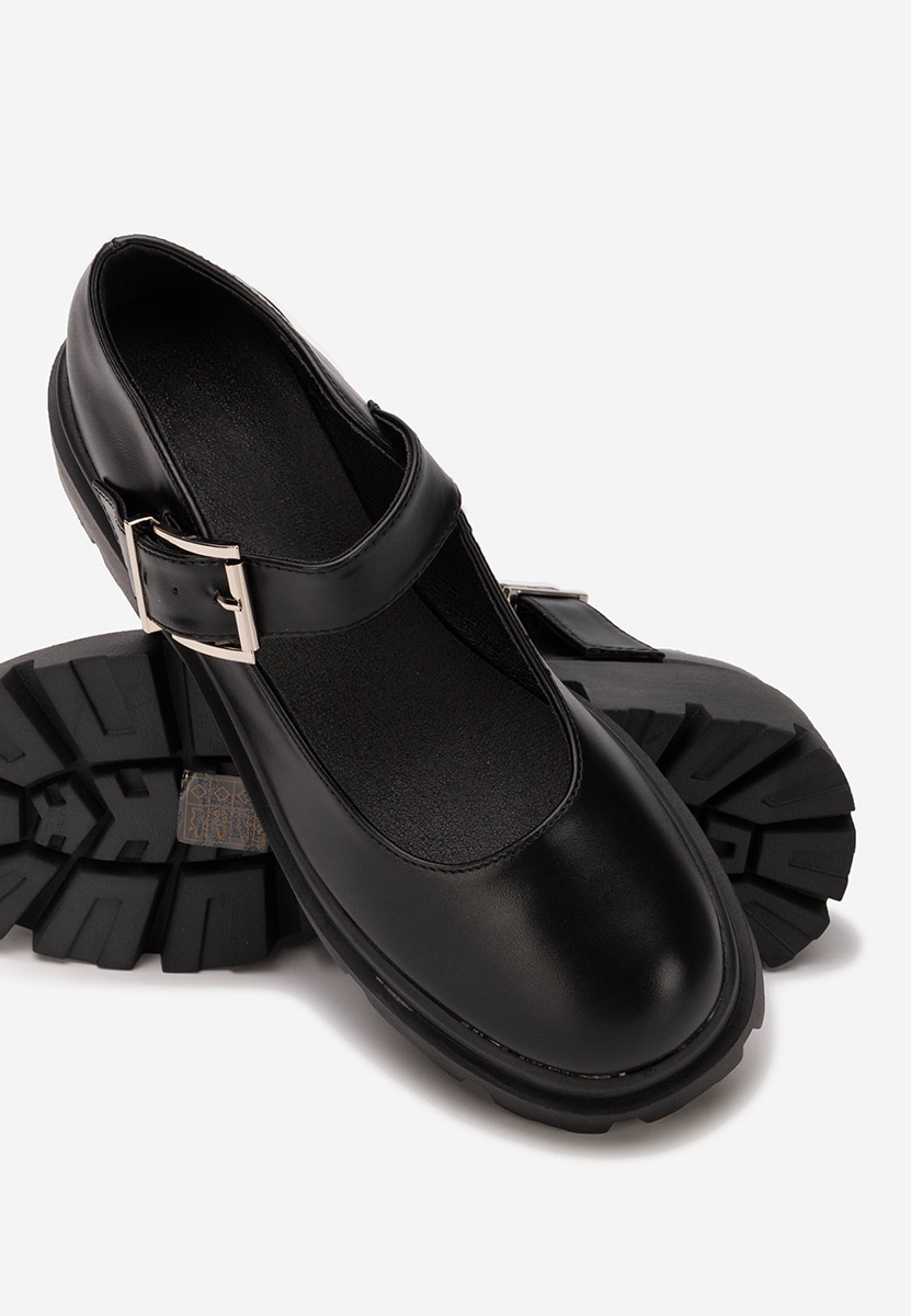 Pantofi cu platformă Masovia negri