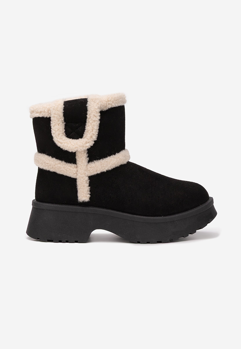 Cizme tip ugg Sicona negre