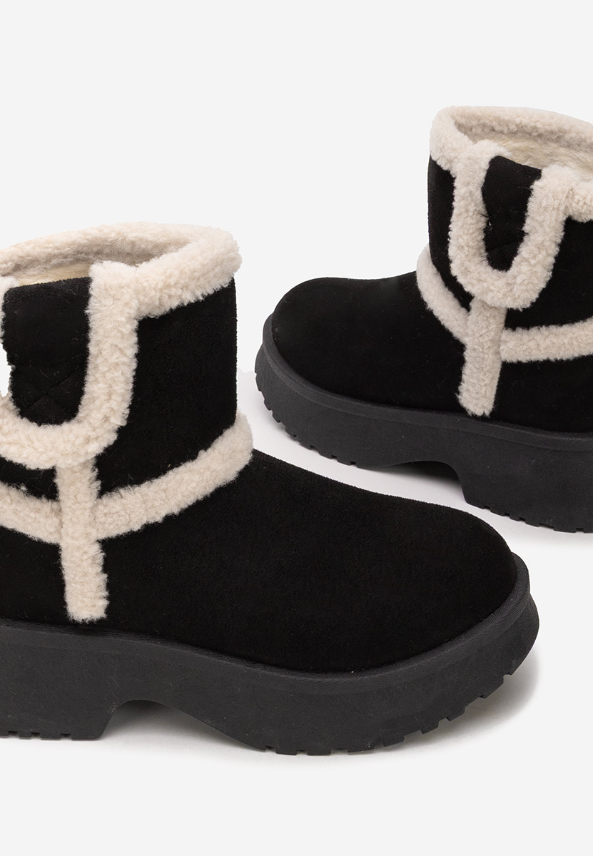 Cizme tip ugg Sicona negre