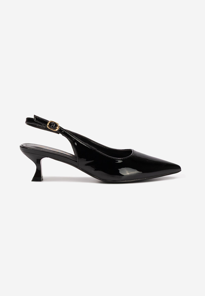 Pantofi slingback Alisoa negri