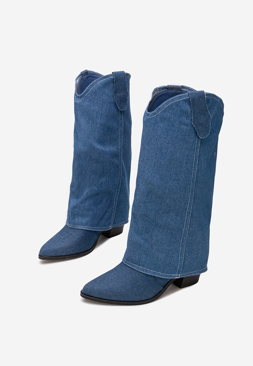 Cizme cowboy dama Josefima denim