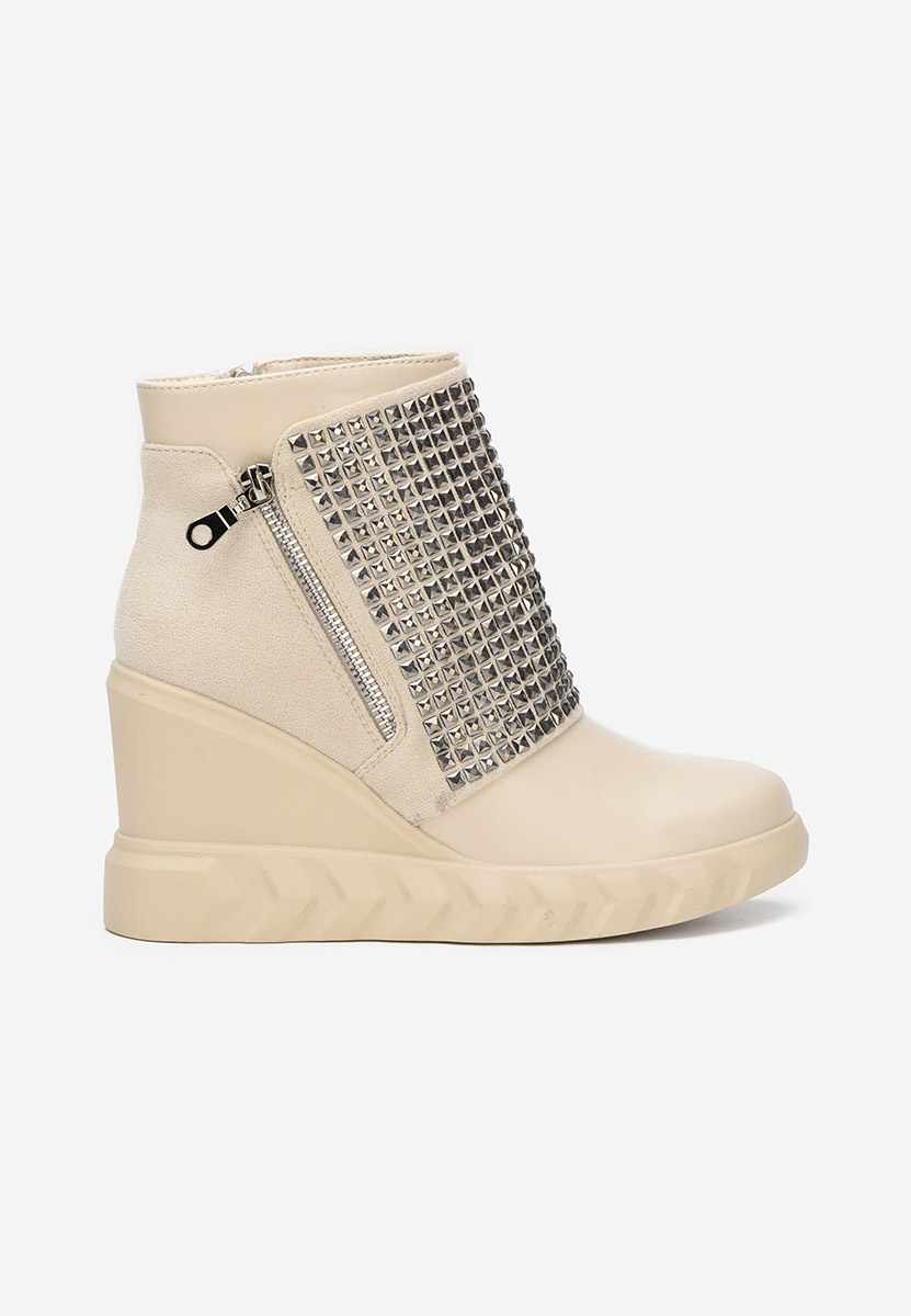 Ghete cu platforma Ismelora bej