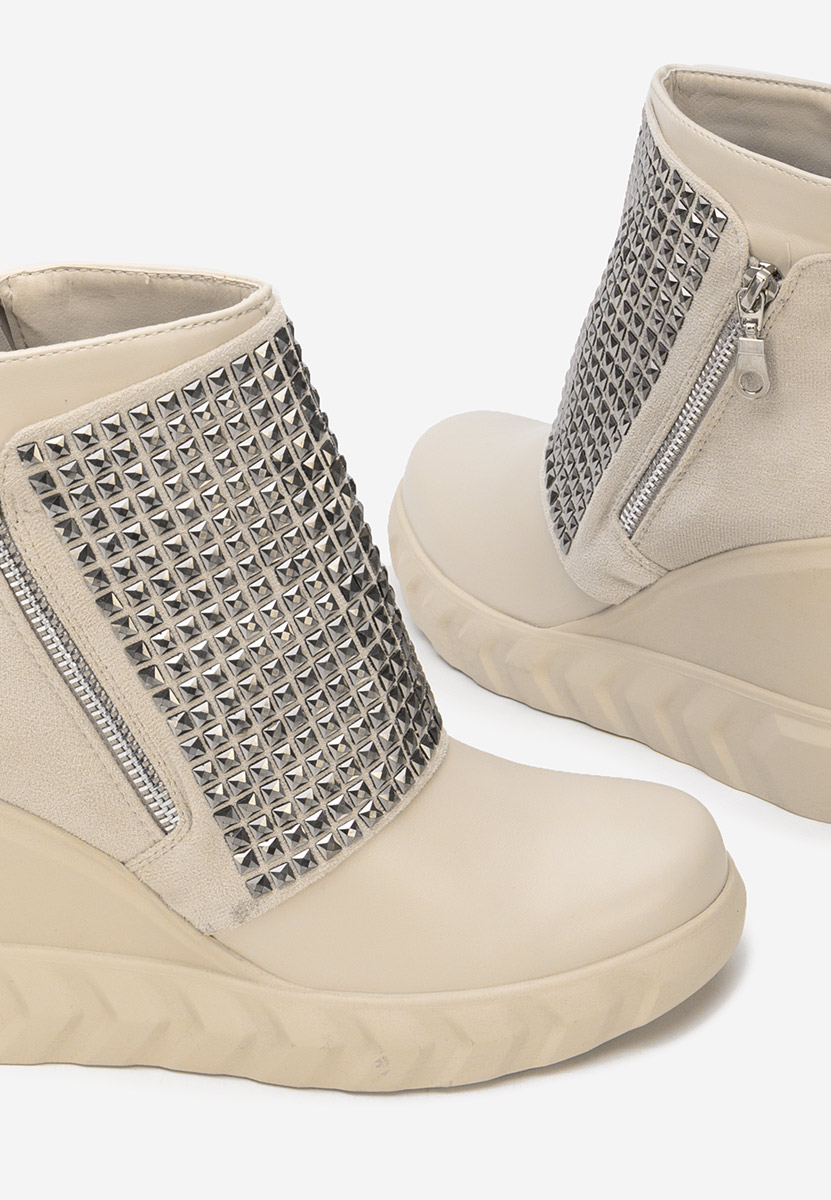 Ghete cu platforma Ismelora bej