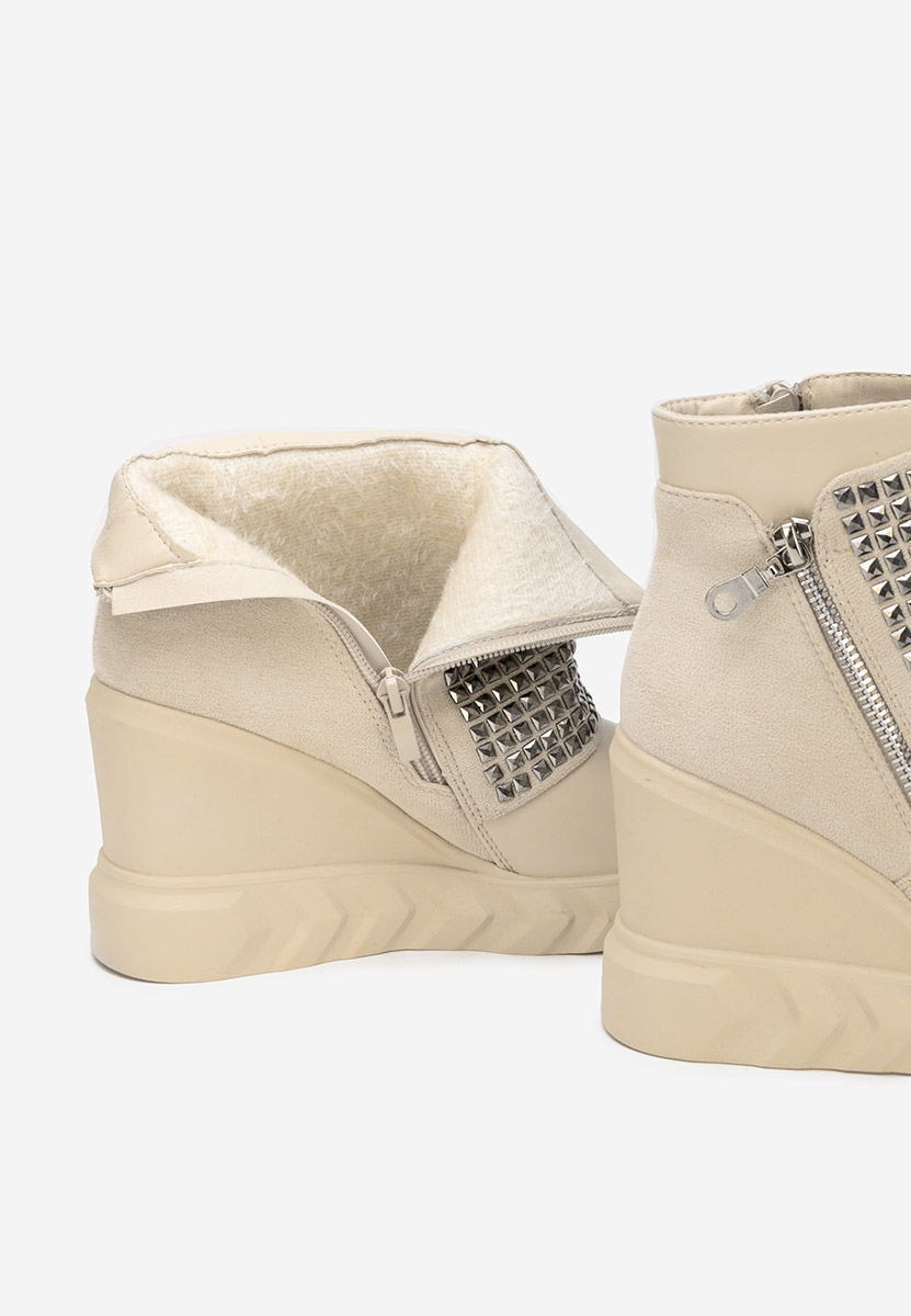 Ghete cu platforma Ismelora bej